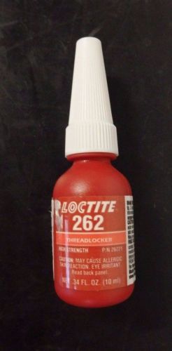 Loctite threadlocker 262, 10ml bottle, red, anaerobic, 26221 |pt3| for sale