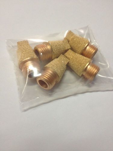 Brass 1/8 bspt pneumatic muffier air breather pack of 5 for sale