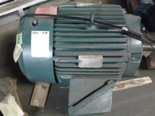 New reliance electric 15 hp 460 volt 324u frame 1175 rpm ac motor for sale