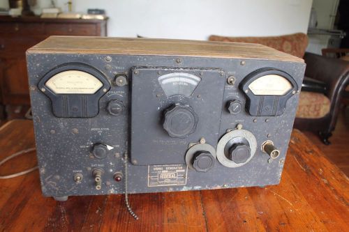 Federal Mfg. &amp; Eng Vintage Navy Signal Generator Untested