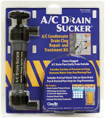 Clenair a/c drain sucker-61308 drain clog repair new!! for sale