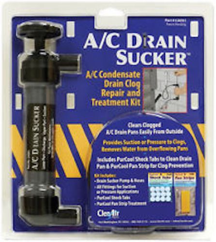 CLENAIR A/C DRAIN SUCKER-61308 Drain clog repair NEW!!