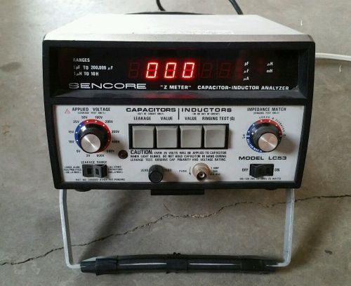 Sencore Z Meter Capacitor Inductor Analyzer Model LC53