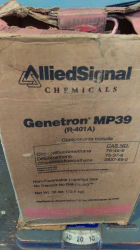 Refigerant R-401A MP39 Gentron allied signal, Pink, 30# bottle , now 18# .