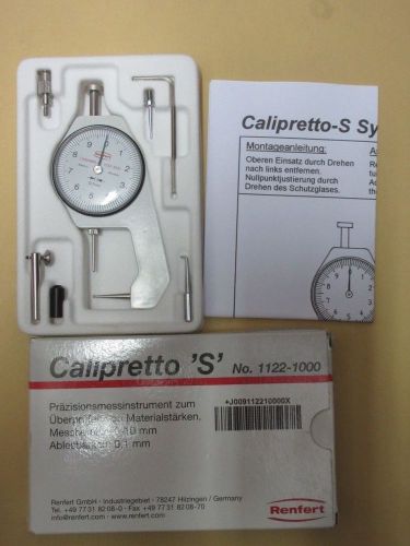 Dental Lab Dial Caliper,dial thickness gauge,0.1mm,1-10mm Renfert New
