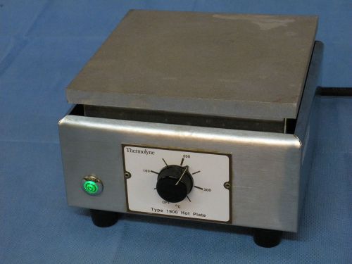 THERMOLYNE BARNSTEAD HP-A1915B TYPE 1900 HOT PLATE CHEMISTRY LAB 6&#034; x 6&#034; TOP