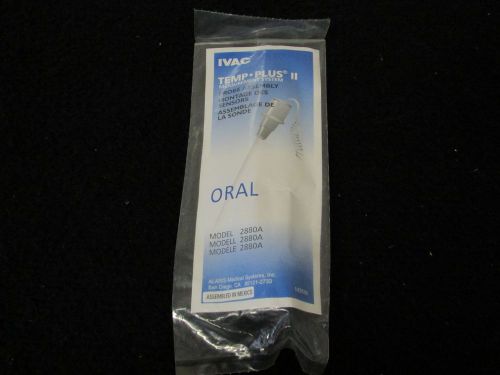 Ivac temp-plus ii oral temperature probe assembly #2880a *warranty* ad1153 for sale