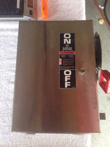 GENERAL ELECTRIC / GE TH3361SS 30A 600VAC Stainless Heavy Duty Safety Switch