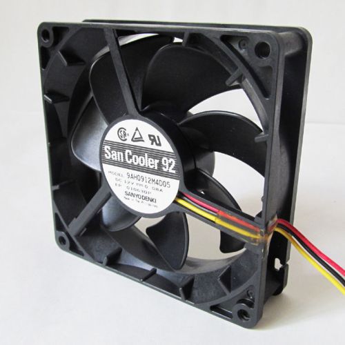Sanyo dc fan san cooler 92 92x92x25mm 12v 0.08a 3pin 9ah0912m4d05 for hp dell for sale