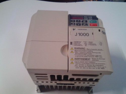 new Yaskawa J1000 Drive CIMR-JU2A0020BAA 200-240V 3-Phase 5/5HP