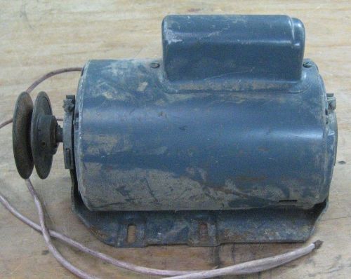 GE Electric Motor 2 HP 115/230 V 3450 RPM 5/8-in. Arbor w/ Pulley for Power Tool