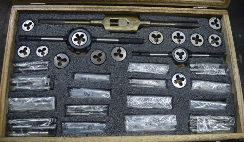 NEW BRITISH TAP AND DIE SET BSW BSF BSCYCLE BA BSP CEI WHITWORTH ALL IN ONE SET