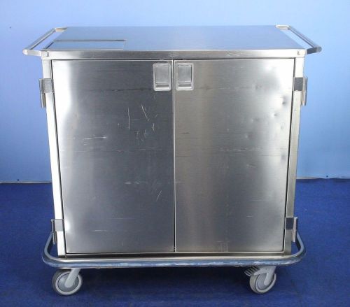 Blickman stainless medical case cart with warranty for sale