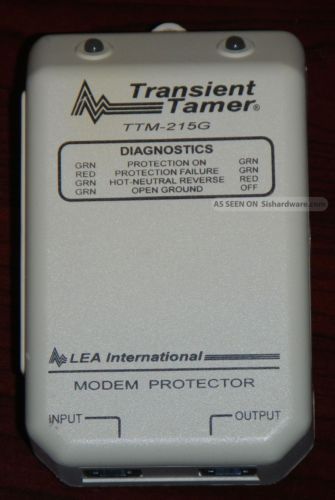 Transient Tamer Surge Suppressor Series Ttm - 215g By Lea International