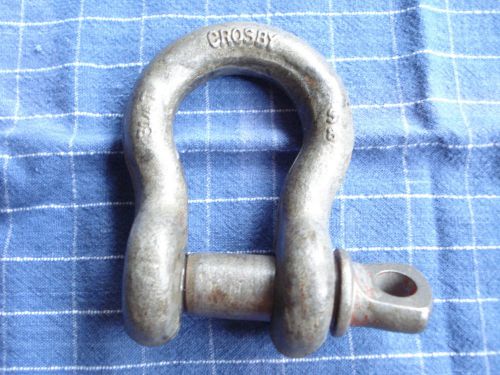 Vintage 1970s crosby screw pin shackle 3 1/4t 3 1/4 ton rigging tool for sale