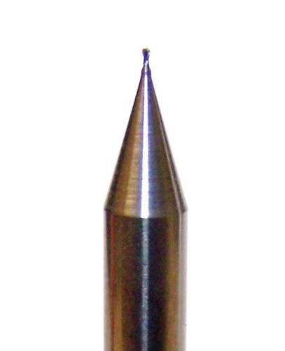.30mm (.0118&#034;) carbide 2 flute endmills, ball end, stub kyocera microtools for sale