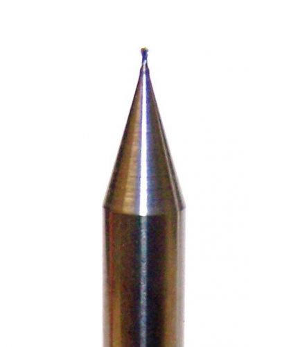 .30mm (.0118&#034;) CARBIDE 2 FLUTE ENDMILLS, BALL END, STUB Kyocera Microtools
