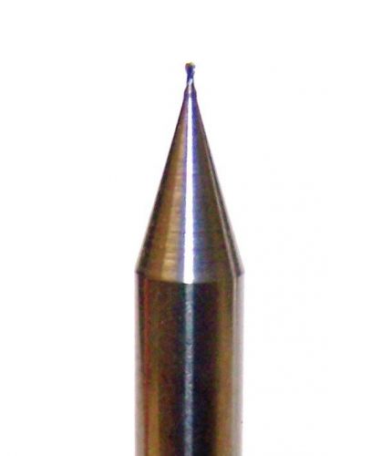 .30mm (.0118&#034;) CARBIDE 2 FLUTE ENDMILLS, BALL END, STUB Kyocera Microtools