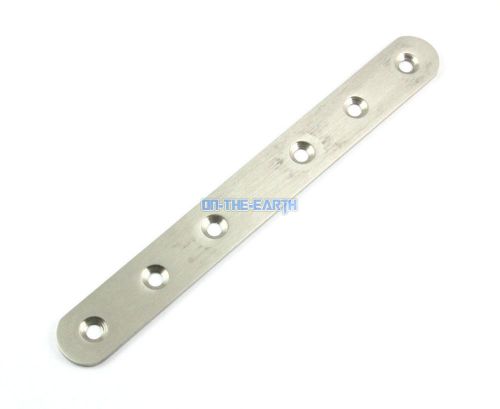 4 Pieces 175*20*2.3mm Stainless Steel Flat Corner Brace Connector Bracket