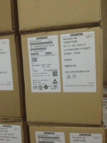 New in factory sealed box Siemens Inverter 6SE6430-2UD27-5CA0