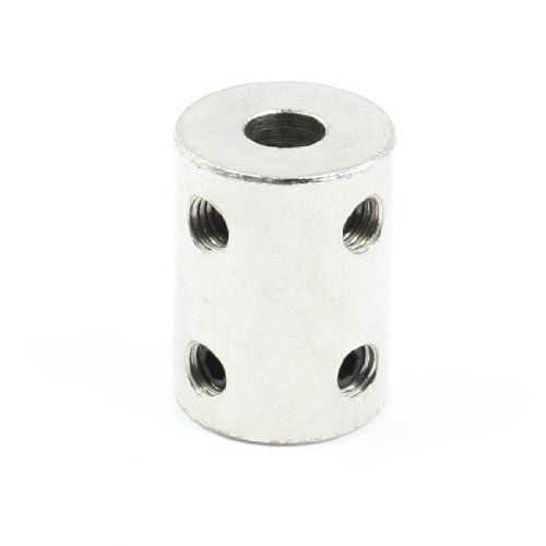 8mm to 12mm Bore Robot Motor Wheel Coupling Coupler Silver Tone 8 x 12mm