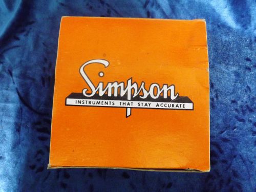 SIMPSON  MODEL 1329 09950  GAUGE 0-150 DCA 4.5&#039;&#039; WIDE NEW NOS