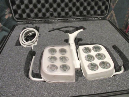 Dentalez everlight demo light head and storm case for sale