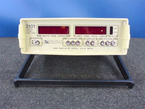 Valhalla 2101 Digital Power Analyzer Wide Band AC-DC V-A-W Meter 300V Tested!