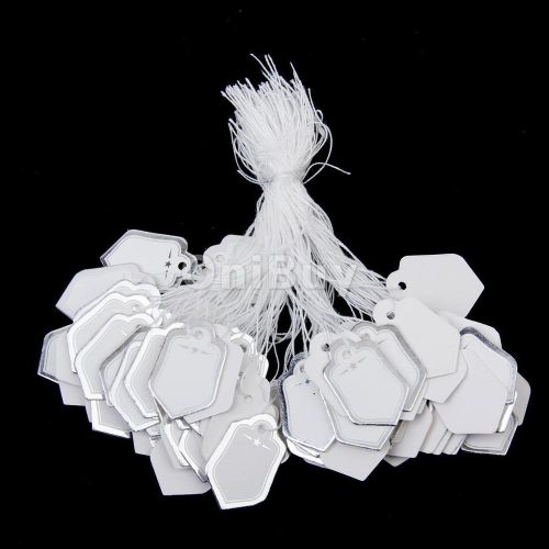500Pcs Tie On String Strung Label Jewelry Display Watch Clothing Price Tags