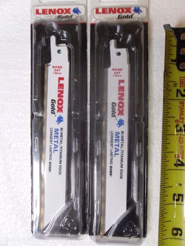 Lenox Gold 6&#034; 24 TPI Bi-Metal Reciprocating Saw Blade (10 Blades) 624G