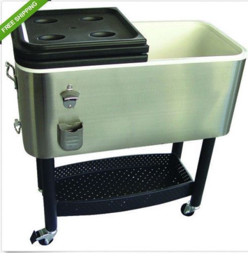 Party Cooler Stainless Steel  17 Gallon Crestware COOLER1