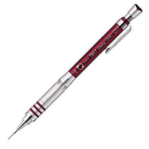 Zebra Mechanical Pencil, Tect 2 Way, 0.7mm, Red Body (MAB41-R)