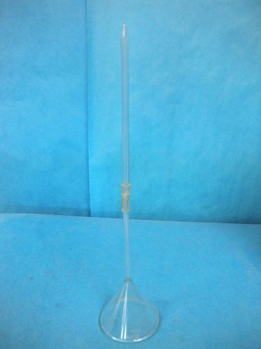 Kimble lab glass 58 funnel with pipet extension 15&#034; for sale