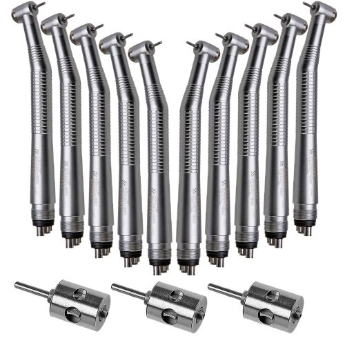 10 X NSK Style Dental High Speed Handpieces 4H + 3 Cartridge Turbine Replacement