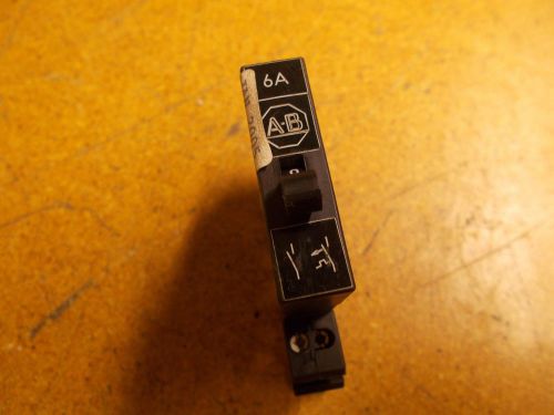 Allen Bradley 1492-GS1G060-H1 Ser A Miniature Circuit Breaker 6A 277VAC 65VDC