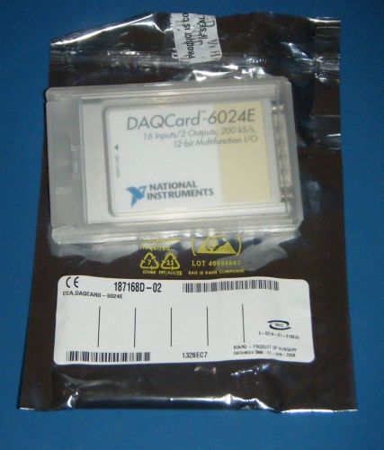 *Tested* National Instruments NI DAQCard-6024E Multifunction DAQ for PCMCIA