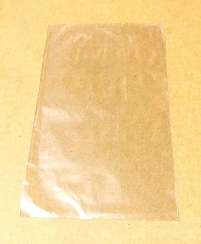 1000 5x8 1.5Mil Clear Poly Lay Flat Bags Plastic Baggies Open Top Jewlery