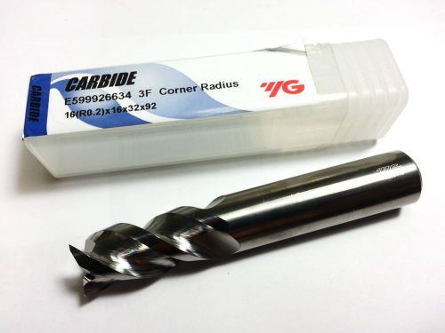 16mm YG  Carbide .020 CR 3 Flute for Aluminum End Mill (O 830)