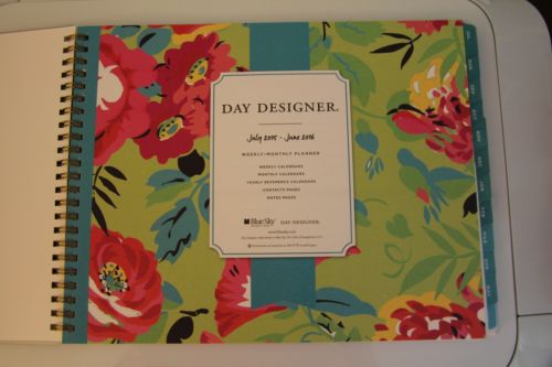 BRAND NEW Whitney English DAY DESIGNER Planner Blue Sky Target 2015/2016