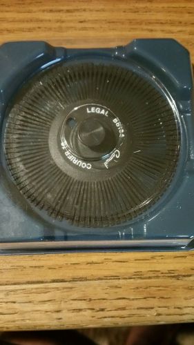 NOS Camwill brand Diablo/Xerox typewriter printwheel Legal Courier 10 pitch