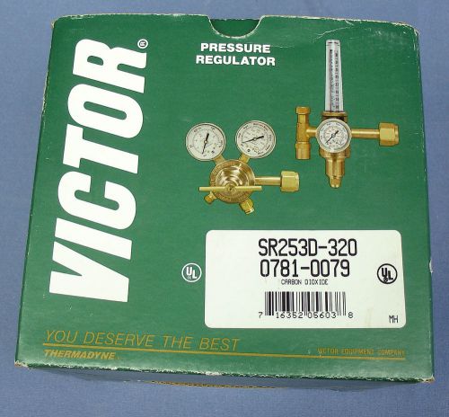 Victor 125 PSI Carbon Dioxide Pressure Regulator SR253D-320 0781-0079 CO2