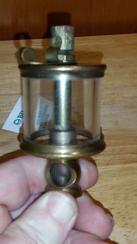Vintage Lunkenheimer 1 1/2 Figure 1298 Brass Oiler Steam Hit &amp; Miss Engine