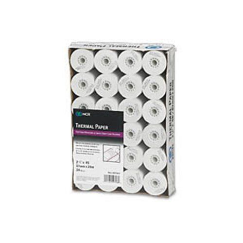 Thermal Receipt Paper Rolls 2-1/4in X 85&#039; 24Pack NCR 9078-0582  First Data FD...