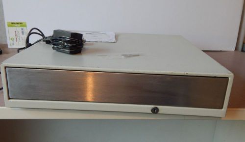 Apg  cash drawer s212a-cw1816 w/key, ac adapter, &amp; cables for sale