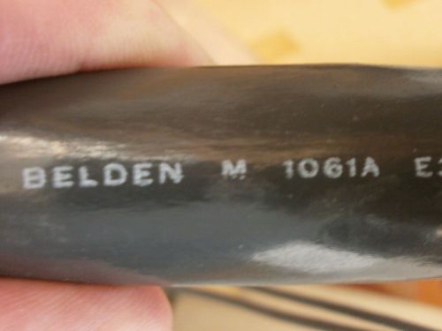 440&#039; Belden 1061A 36-Pair 20AWG Bare Copper PLTC Overall Foil Shield BLK PVC