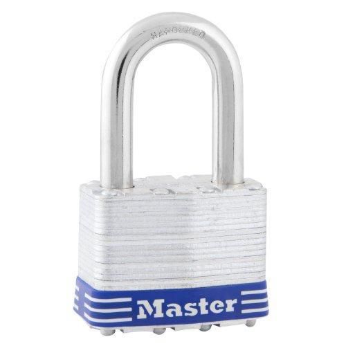 Master lock 5dlfpf laminated pin tumbler padlock, 2-inch wide new for sale