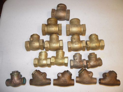 Lot of 15 Check Valve Valves Free Shipping