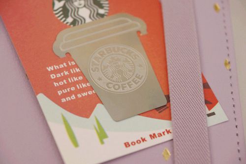 Starbucks Bookmark for Filofax KIKKI.K Erin Condren Life Planner Supplies