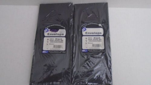 Lot Of 50 Black Envelopes 4.1 x 9.5 Sealed Packages
