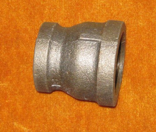 Black Iron Pipe 1” x  3/4 ” Reducer Coupler - NEW